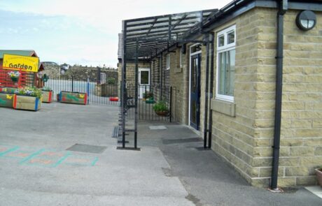 School Shelter entrance